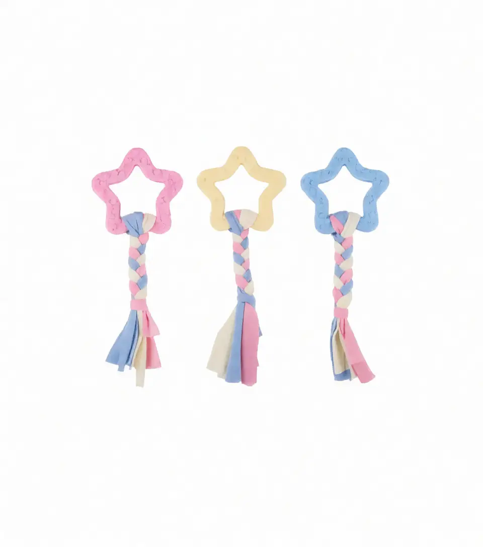 اسباب‌بازی دندانی ستاره همراه با بند یو اس پت