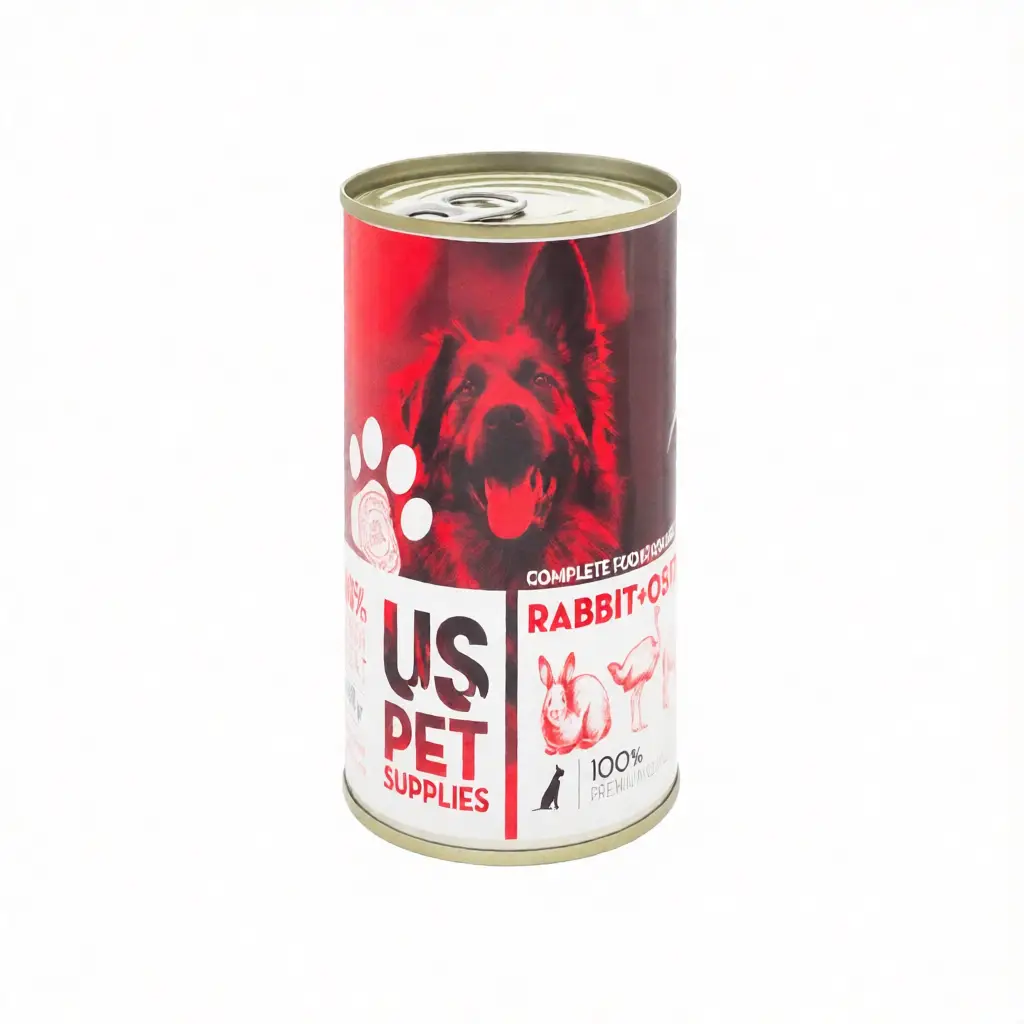 • کنسرو ریکاوری سگ با طعم خرگوش، شترمرغ و بره