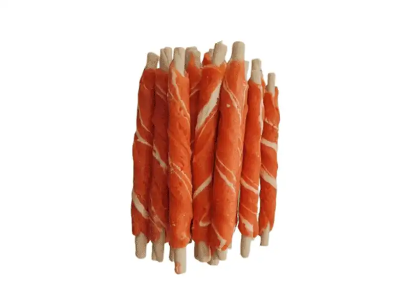 تشویقی-فله‌ای-سگ-مدادی-فلورایدی-دور-گوشت-شترمرغ-(۵-عددی)